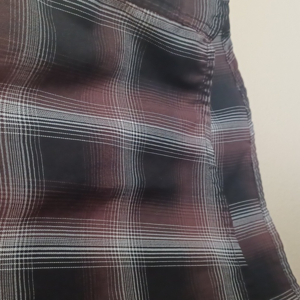 DIXXON Flannel Co Guerrero Plaid Button Up Shirt SZ M Brown Bamboo - Picture 12 of 16